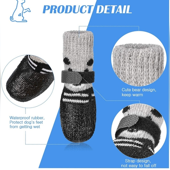 NWT Blue puppy dog waterproof shoes size M - Picture 5 of 9